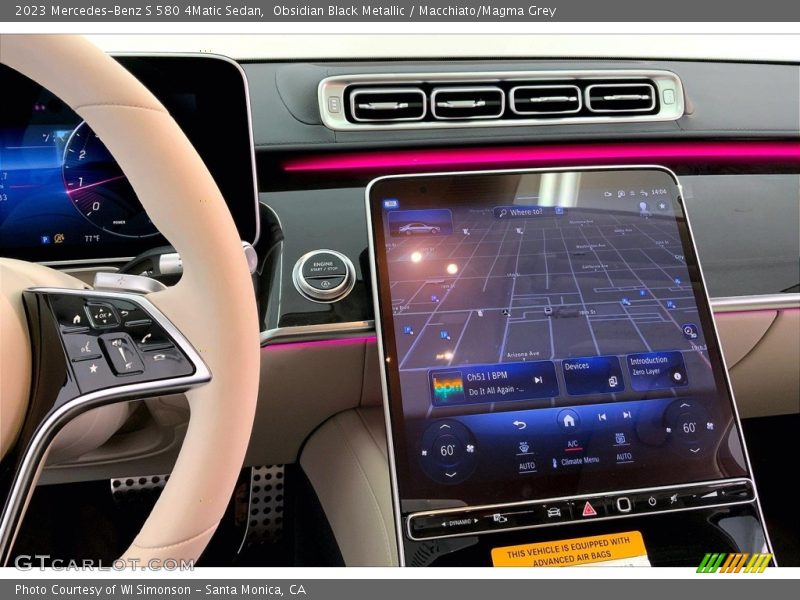 Navigation of 2023 S 580 4Matic Sedan