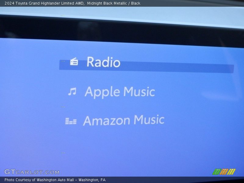 Midnight Black Metallic / Black 2024 Toyota Grand Highlander Limited AWD