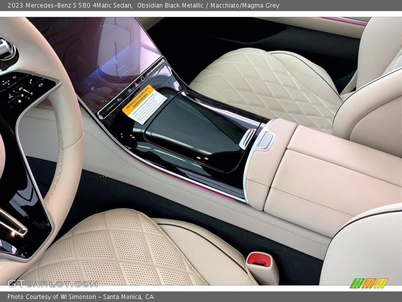 Obsidian Black Metallic / Macchiato/Magma Grey 2023 Mercedes-Benz S 580 4Matic Sedan