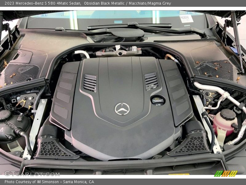  2023 S 580 4Matic Sedan Engine - 4.0 Liter DI biturbo DOHC 32-Valve VVT V8