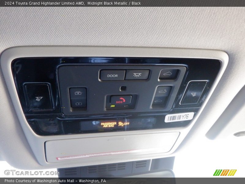 Midnight Black Metallic / Black 2024 Toyota Grand Highlander Limited AWD