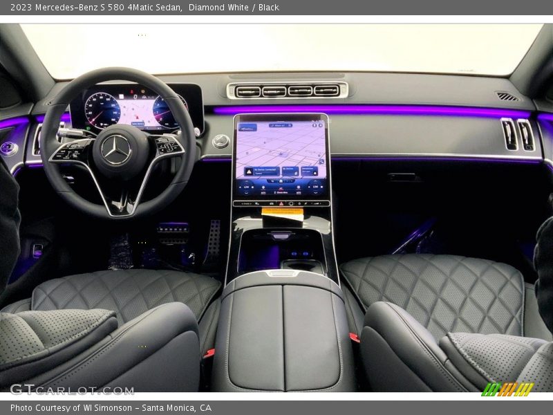 Black Interior - 2023 S 580 4Matic Sedan 