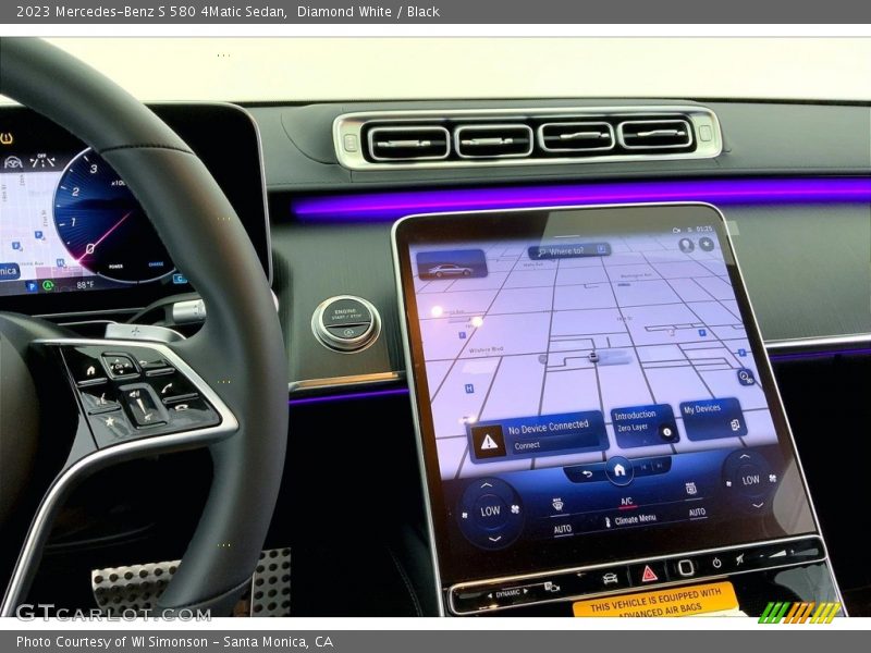 Navigation of 2023 S 580 4Matic Sedan