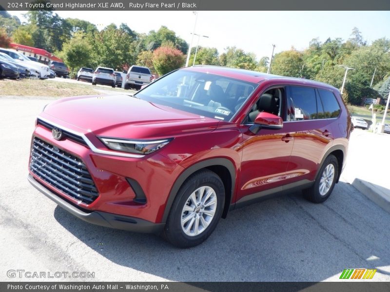 Ruby Flare Pearl / Black 2024 Toyota Grand Highlander XLE AWD