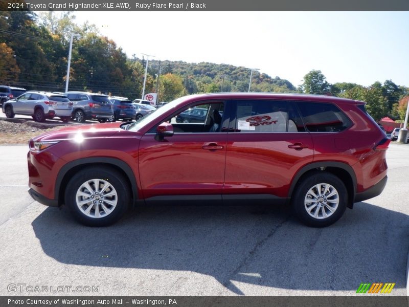 Ruby Flare Pearl / Black 2024 Toyota Grand Highlander XLE AWD