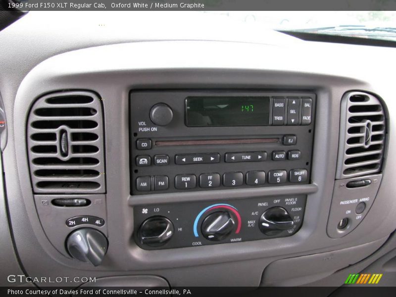 Oxford White / Medium Graphite 1999 Ford F150 XLT Regular Cab