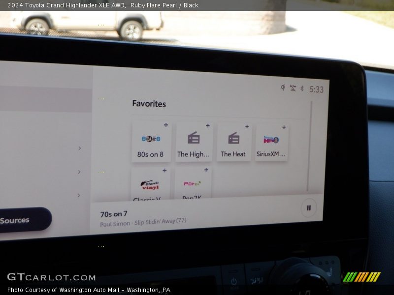 Ruby Flare Pearl / Black 2024 Toyota Grand Highlander XLE AWD