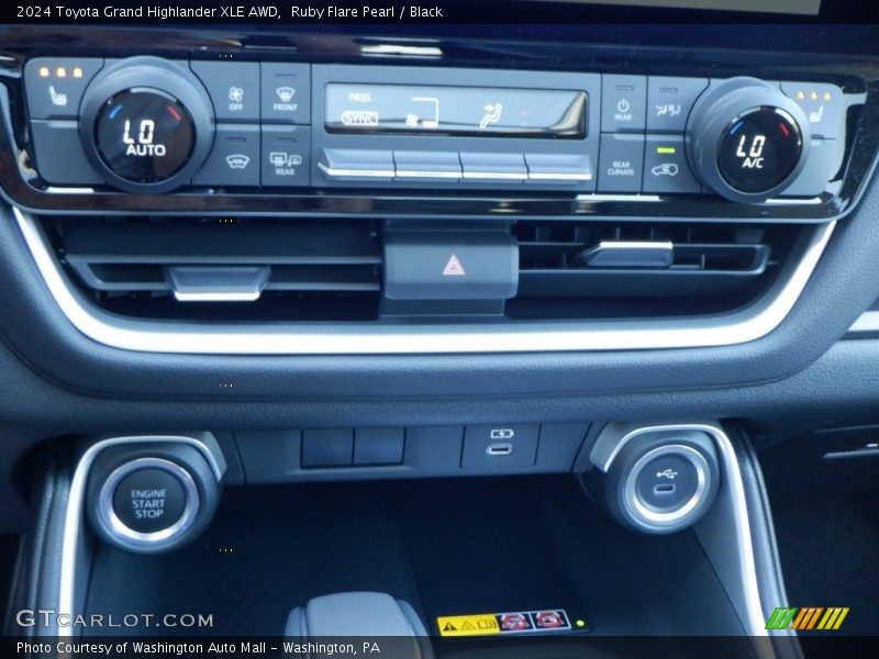 Ruby Flare Pearl / Black 2024 Toyota Grand Highlander XLE AWD