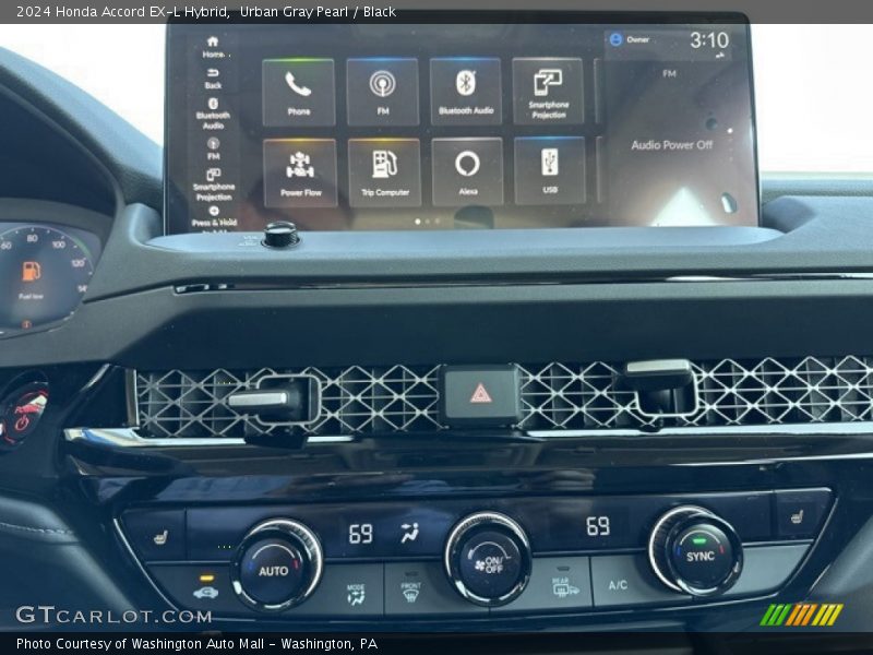 Controls of 2024 Accord EX-L Hybrid