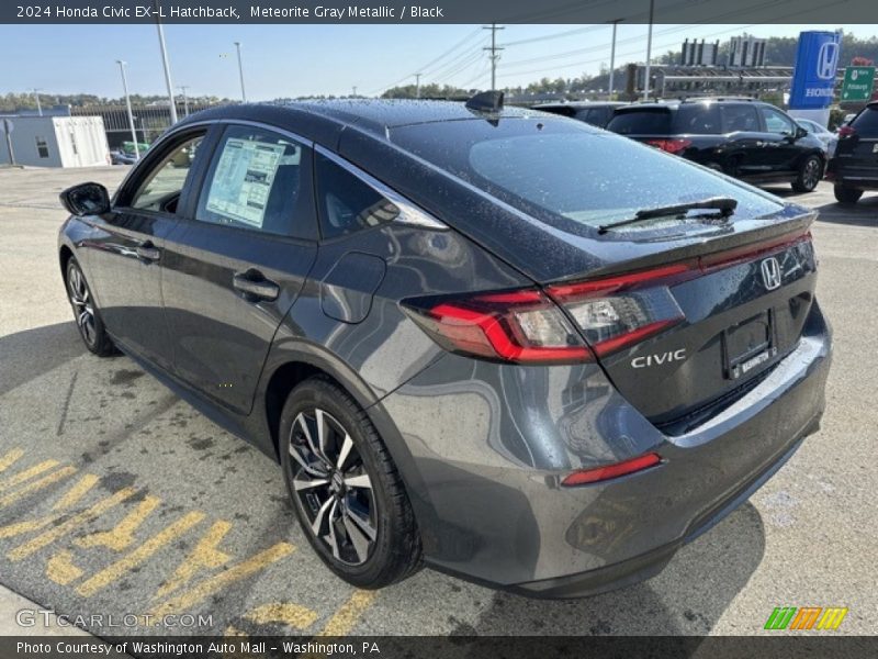 Meteorite Gray Metallic / Black 2024 Honda Civic EX-L Hatchback