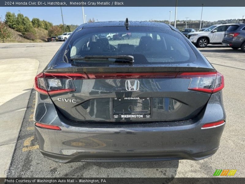 Meteorite Gray Metallic / Black 2024 Honda Civic EX-L Hatchback