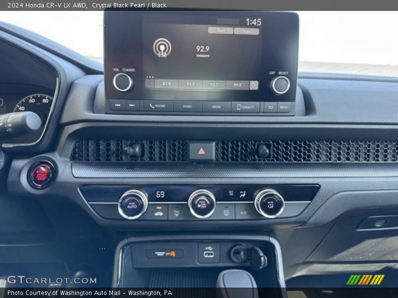 Controls of 2024 CR-V LX AWD