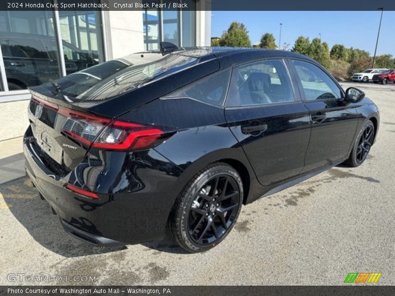  2024 Civic Sport Hatchback Crystal Black Pearl