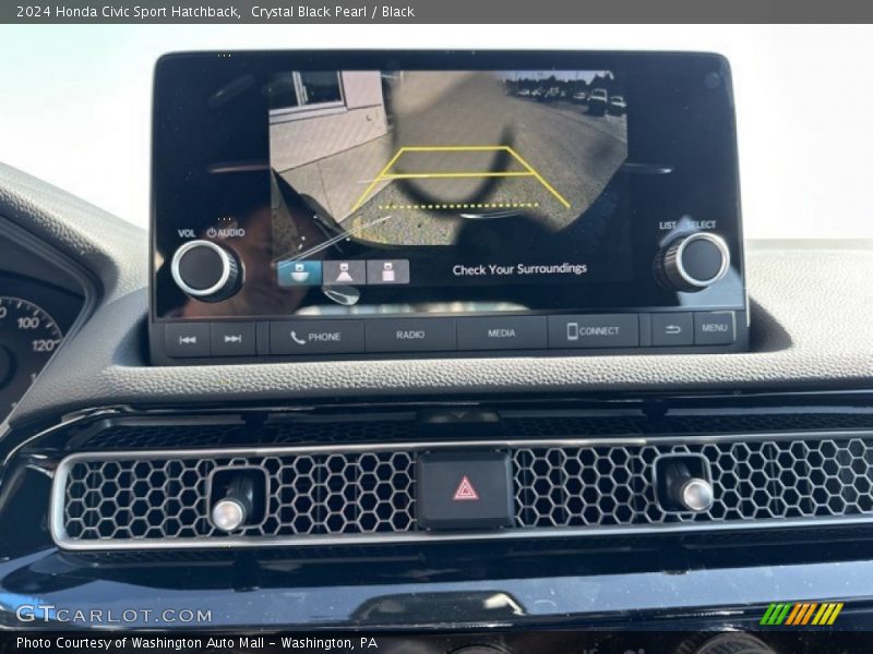 Controls of 2024 Civic Sport Hatchback