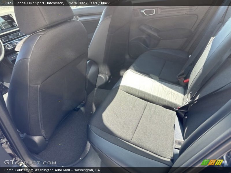 Crystal Black Pearl / Black 2024 Honda Civic Sport Hatchback