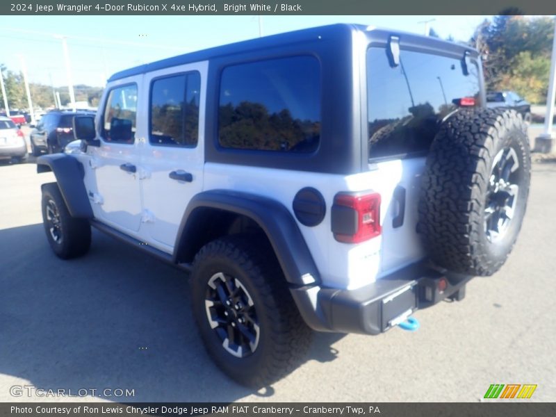 Bright White / Black 2024 Jeep Wrangler 4-Door Rubicon X 4xe Hybrid