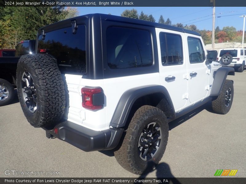 Bright White / Black 2024 Jeep Wrangler 4-Door Rubicon X 4xe Hybrid