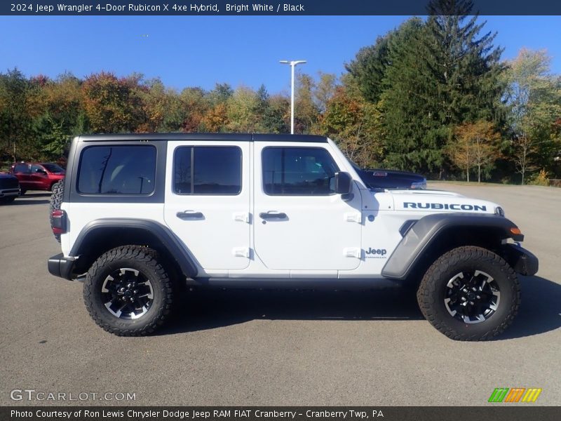 Bright White / Black 2024 Jeep Wrangler 4-Door Rubicon X 4xe Hybrid