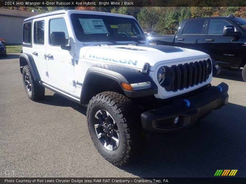 Bright White / Black 2024 Jeep Wrangler 4-Door Rubicon X 4xe Hybrid