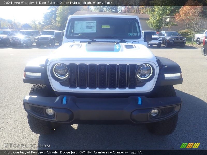 Bright White / Black 2024 Jeep Wrangler 4-Door Rubicon X 4xe Hybrid