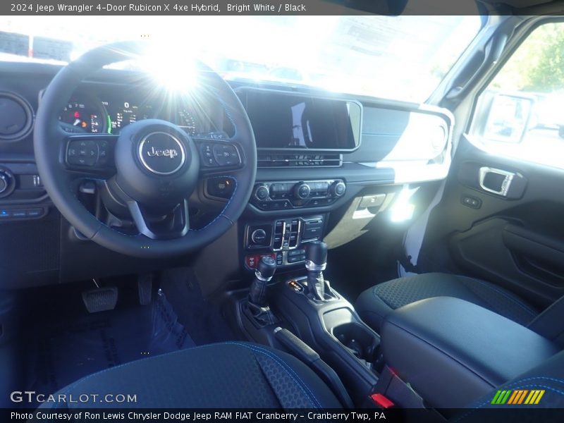 Bright White / Black 2024 Jeep Wrangler 4-Door Rubicon X 4xe Hybrid