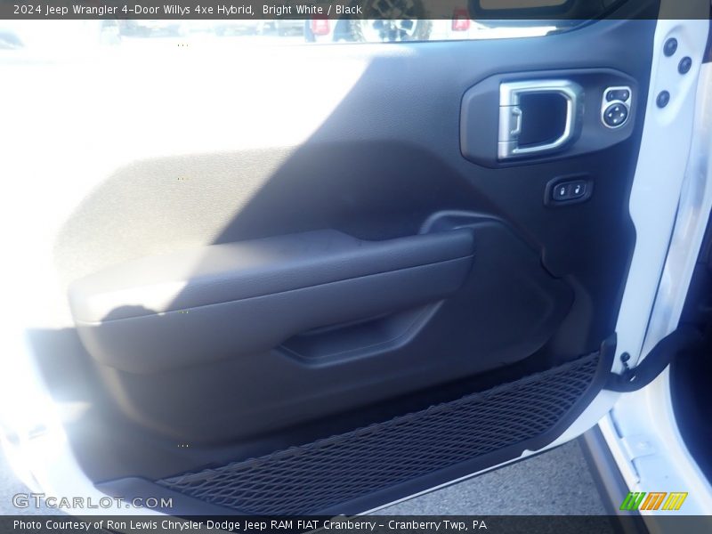 Bright White / Black 2024 Jeep Wrangler 4-Door Willys 4xe Hybrid