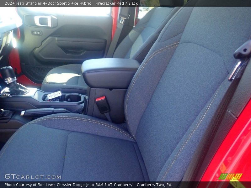 Firecracker Red / Black 2024 Jeep Wrangler 4-Door Sport S 4xe Hybrid