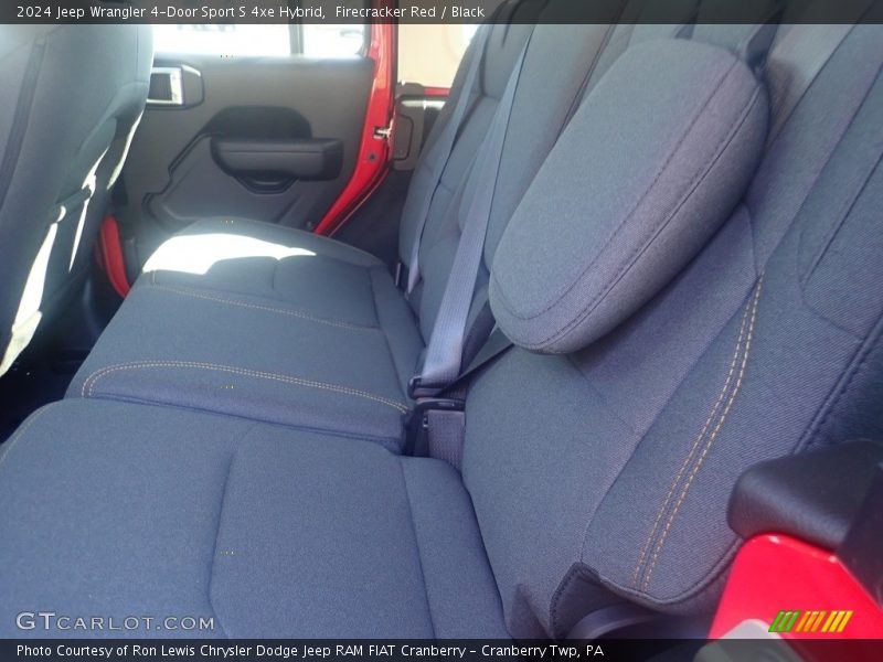 Firecracker Red / Black 2024 Jeep Wrangler 4-Door Sport S 4xe Hybrid