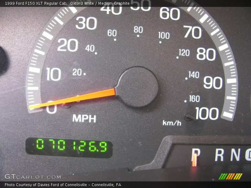 Oxford White / Medium Graphite 1999 Ford F150 XLT Regular Cab