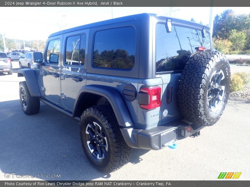 Anvil / Black 2024 Jeep Wrangler 4-Door Rubicon X 4xe Hybrid
