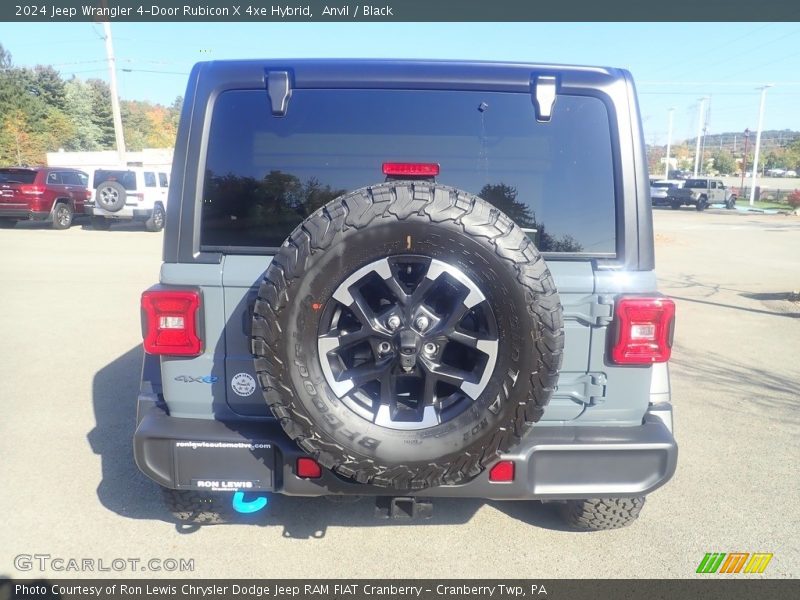 Anvil / Black 2024 Jeep Wrangler 4-Door Rubicon X 4xe Hybrid