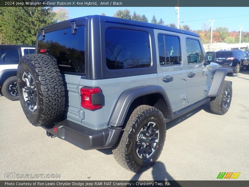 Anvil / Black 2024 Jeep Wrangler 4-Door Rubicon X 4xe Hybrid