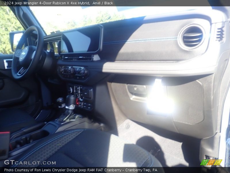 Anvil / Black 2024 Jeep Wrangler 4-Door Rubicon X 4xe Hybrid
