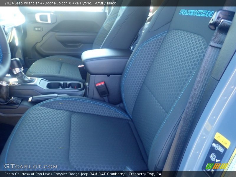 Anvil / Black 2024 Jeep Wrangler 4-Door Rubicon X 4xe Hybrid
