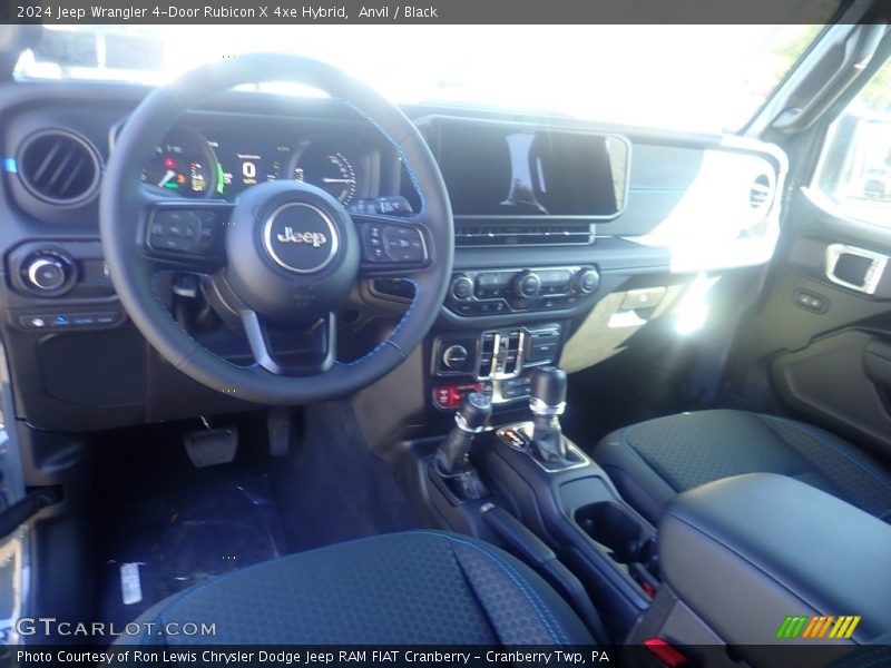 Anvil / Black 2024 Jeep Wrangler 4-Door Rubicon X 4xe Hybrid