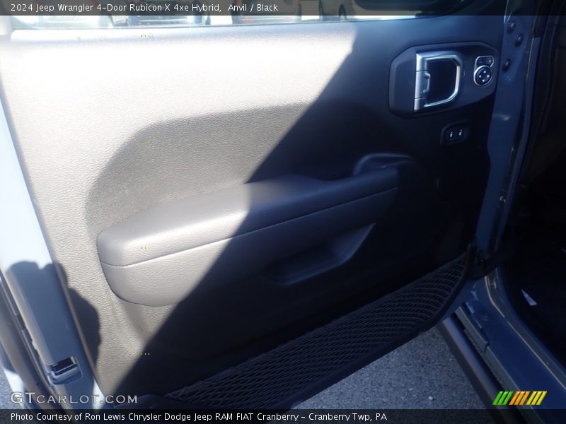 Anvil / Black 2024 Jeep Wrangler 4-Door Rubicon X 4xe Hybrid