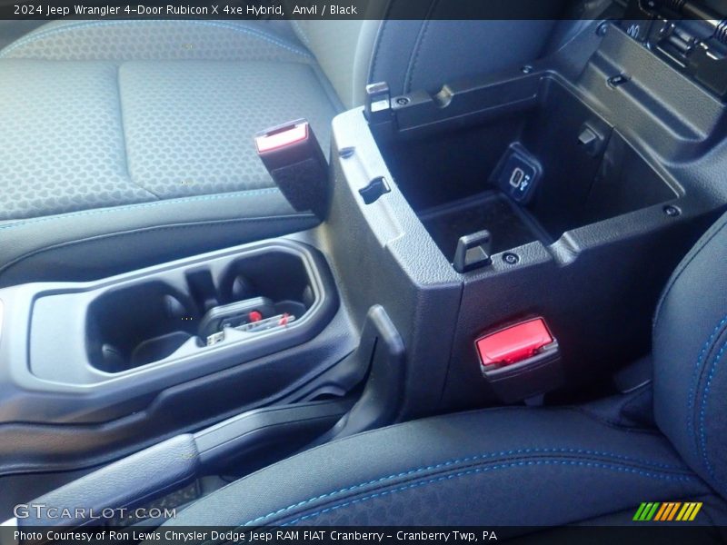 Anvil / Black 2024 Jeep Wrangler 4-Door Rubicon X 4xe Hybrid