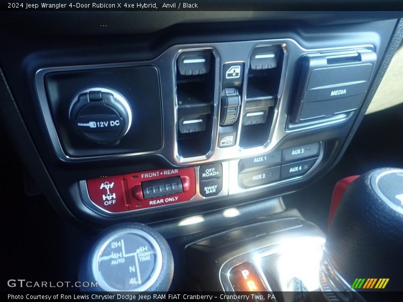 Anvil / Black 2024 Jeep Wrangler 4-Door Rubicon X 4xe Hybrid
