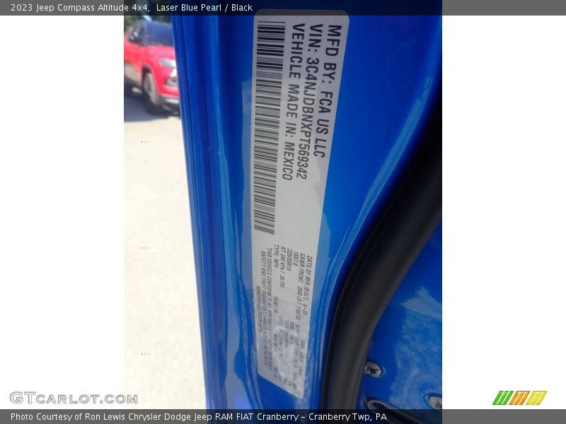 Laser Blue Pearl / Black 2023 Jeep Compass Altitude 4x4