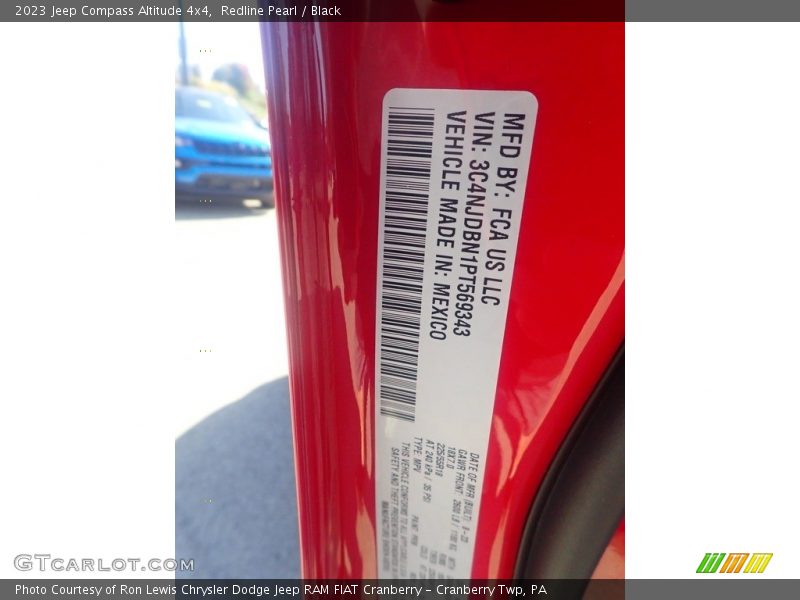 Redline Pearl / Black 2023 Jeep Compass Altitude 4x4