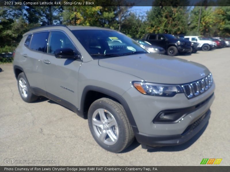 Sting-Gray / Black 2023 Jeep Compass Latitude 4x4