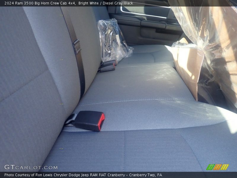 Bright White / Diesel Gray/Black 2024 Ram 3500 Big Horn Crew Cab 4x4