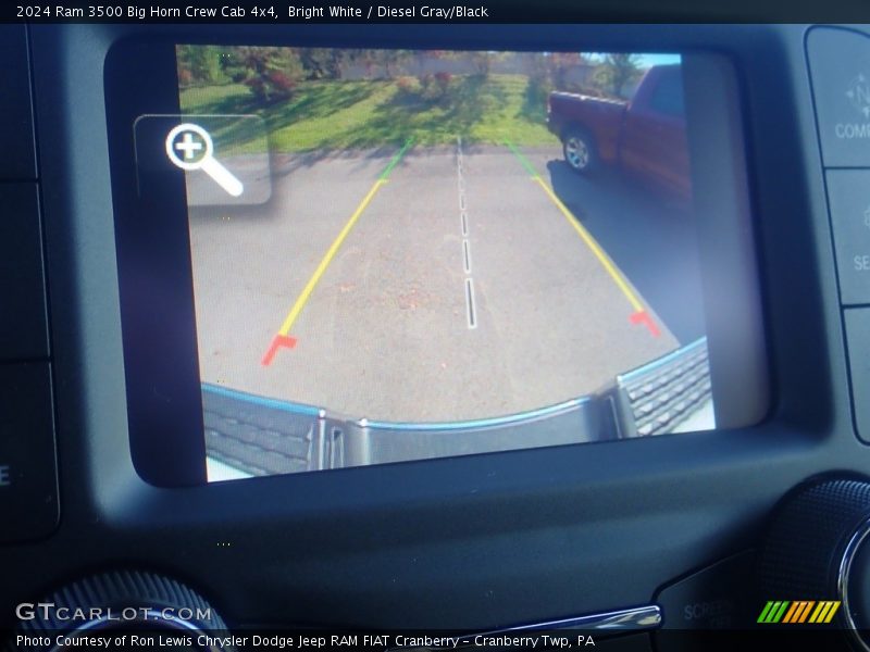 Bright White / Diesel Gray/Black 2024 Ram 3500 Big Horn Crew Cab 4x4