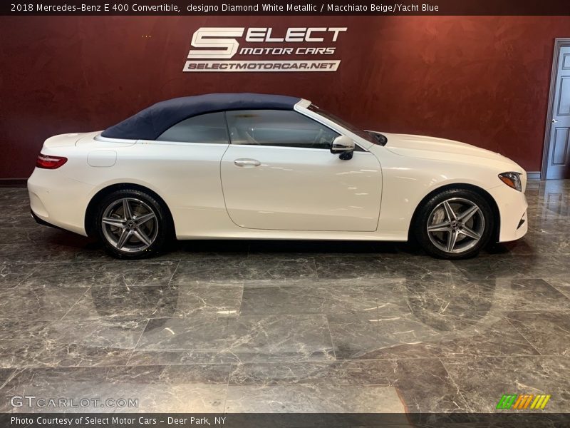  2018 E 400 Convertible designo Diamond White Metallic