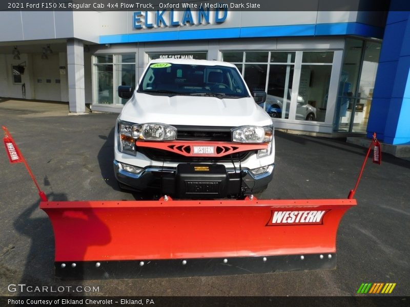  2021 F150 XL Regular Cab 4x4 Plow Truck Oxford White
