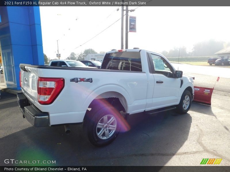 Oxford White / Medium Dark Slate 2021 Ford F150 XL Regular Cab 4x4 Plow Truck