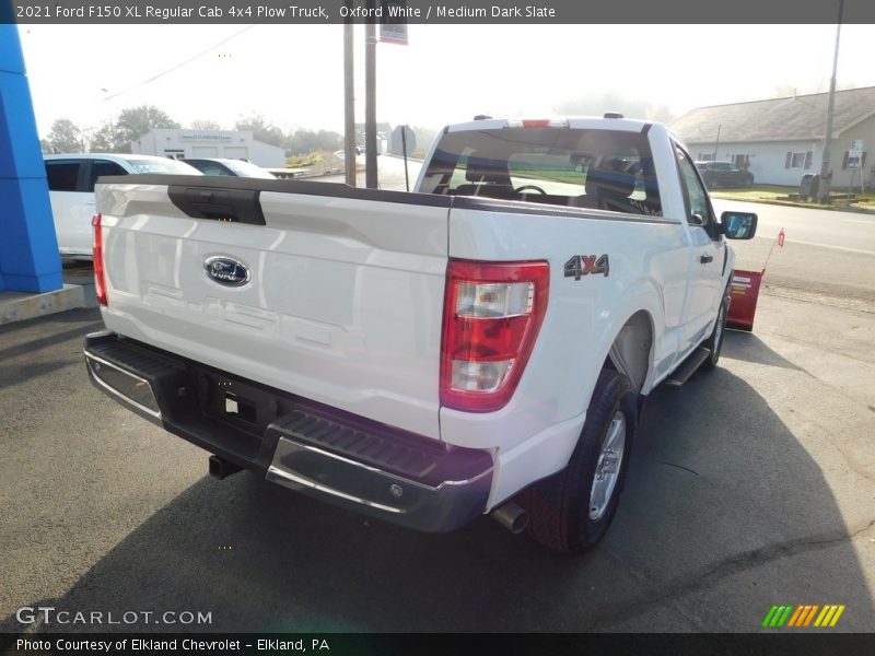 Oxford White / Medium Dark Slate 2021 Ford F150 XL Regular Cab 4x4 Plow Truck