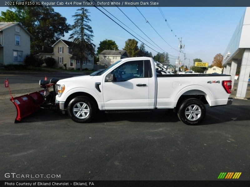  2021 F150 XL Regular Cab 4x4 Plow Truck Oxford White