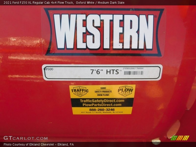 Oxford White / Medium Dark Slate 2021 Ford F150 XL Regular Cab 4x4 Plow Truck