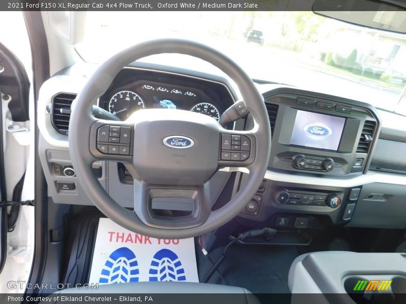 Dashboard of 2021 F150 XL Regular Cab 4x4 Plow Truck